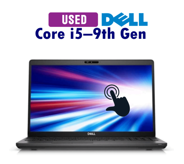 W7 | Dell Latitude 5501 - Core i5 9th Gen 8CPUs, 8GB RAM, 256GB SSD, Fingerprint Reader, TouchScreen Backlit Keyboard, Wifi, Webcam