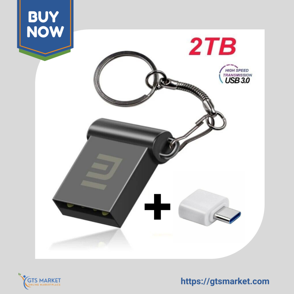 Professional news article featured image: Xiaomi 2TB Flush Drive - Ultra-Compact Storage Solution. High quality, editorial style, suitable for news website, 1200x630 pixels, modern design