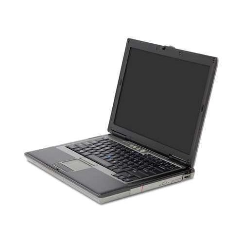 Professional news article featured image: A sleek Dell Latitude D620 laptop open on a desk, showing its 14-inch screen, with a bright and modern workspace setting in the background.. High quality, editorial style, suitable for news website, 1200x630 pixels, modern design